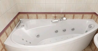 Установка угловой ванны в Вятских Полянах - профессиональный монтаж от СантехДомВтс от 3047 рублей